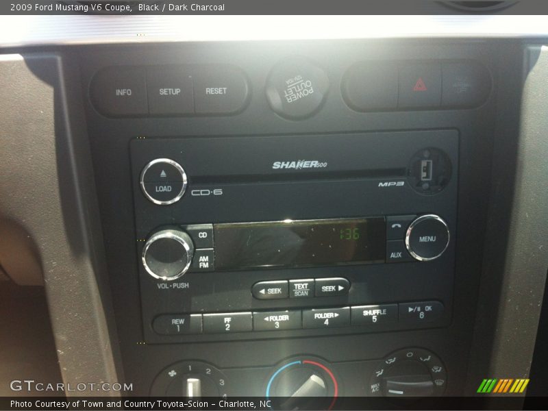 Black / Dark Charcoal 2009 Ford Mustang V6 Coupe