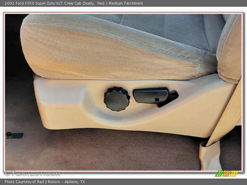 Red / Medium Parchment 2002 Ford F350 Super Duty XLT Crew Cab Dually