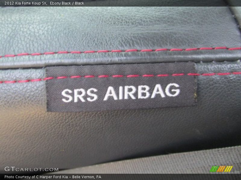 Ebony Black / Black 2012 Kia Forte Koup SX