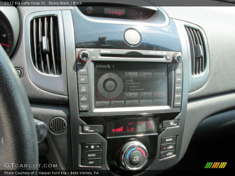 Ebony Black / Black 2012 Kia Forte Koup SX