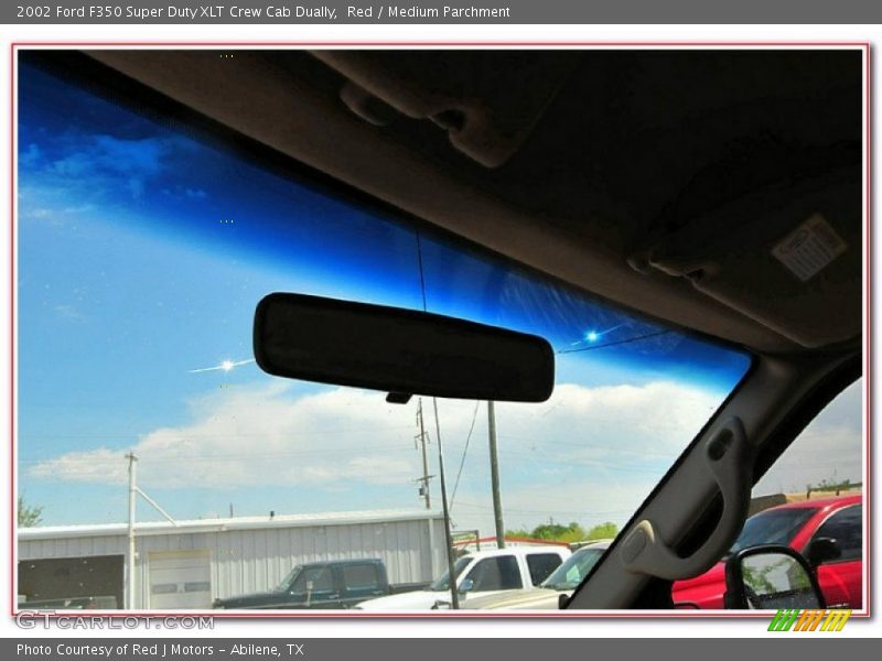 Red / Medium Parchment 2002 Ford F350 Super Duty XLT Crew Cab Dually