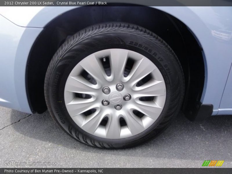 Crystal Blue Pearl Coat / Black 2012 Chrysler 200 LX Sedan
