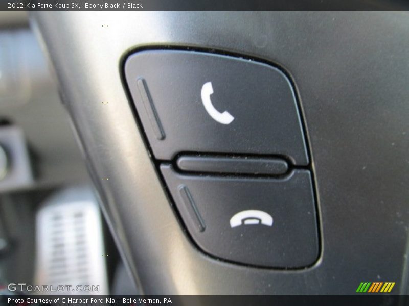 Ebony Black / Black 2012 Kia Forte Koup SX