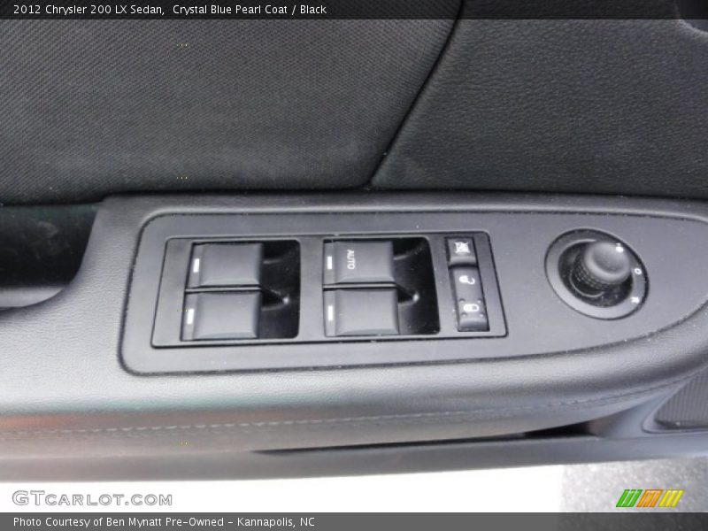 Crystal Blue Pearl Coat / Black 2012 Chrysler 200 LX Sedan