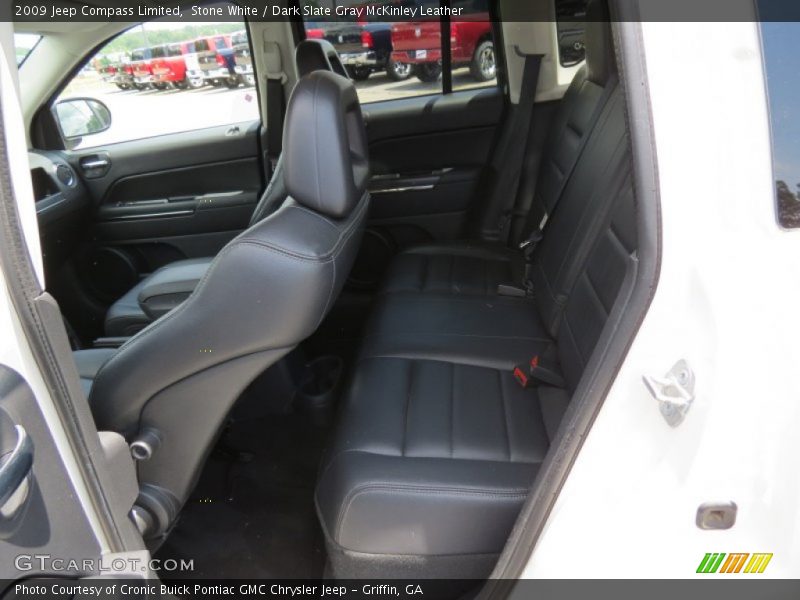 Stone White / Dark Slate Gray McKinley Leather 2009 Jeep Compass Limited