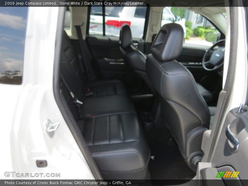 Stone White / Dark Slate Gray McKinley Leather 2009 Jeep Compass Limited