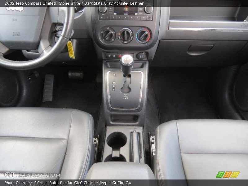Stone White / Dark Slate Gray McKinley Leather 2009 Jeep Compass Limited