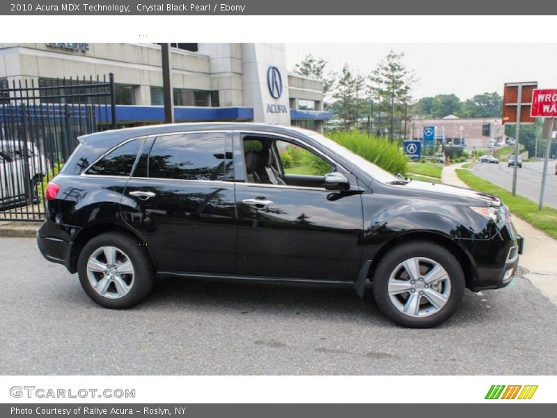 Crystal Black Pearl / Ebony 2010 Acura MDX Technology
