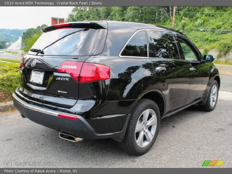 Crystal Black Pearl / Ebony 2010 Acura MDX Technology