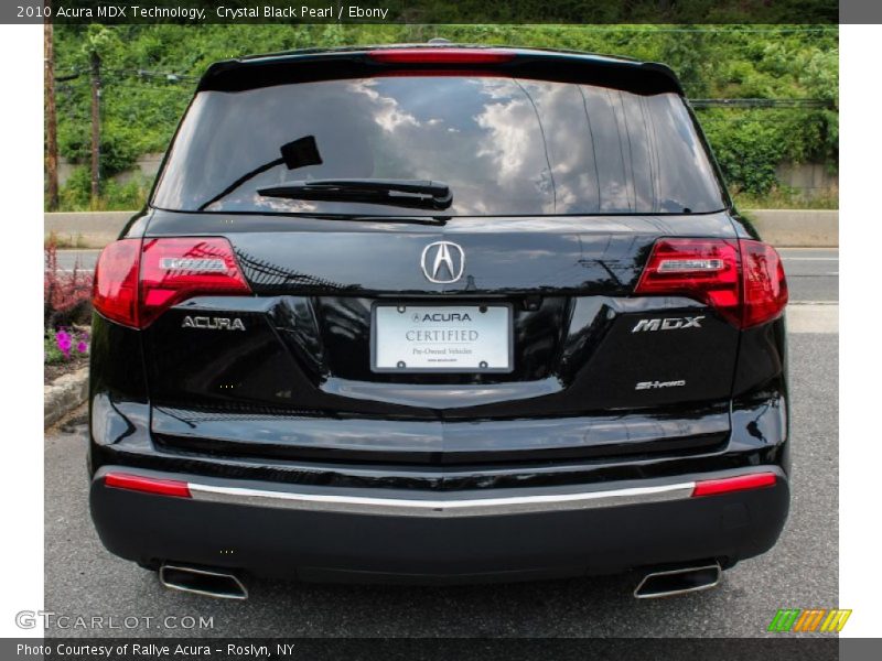 Crystal Black Pearl / Ebony 2010 Acura MDX Technology