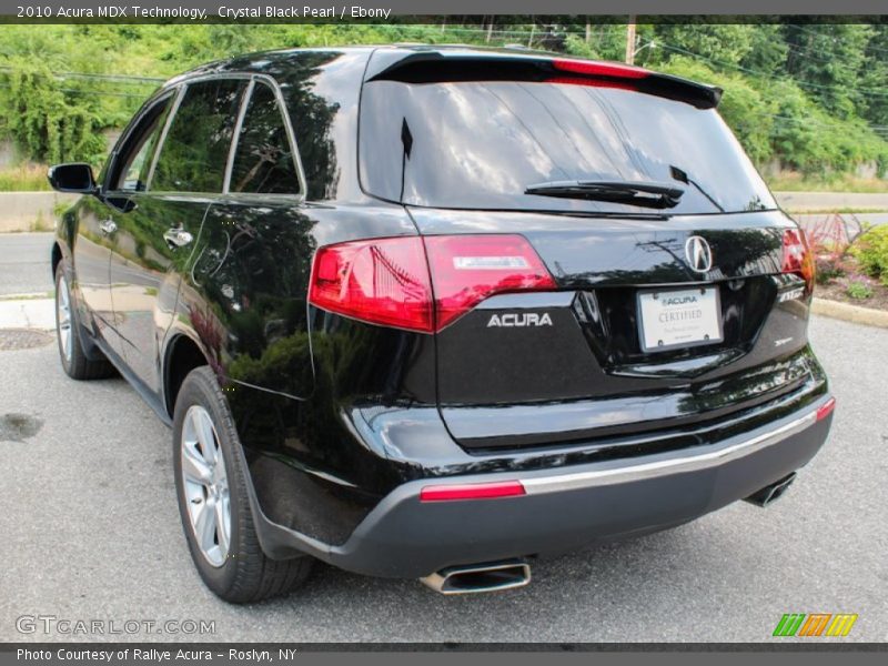 Crystal Black Pearl / Ebony 2010 Acura MDX Technology