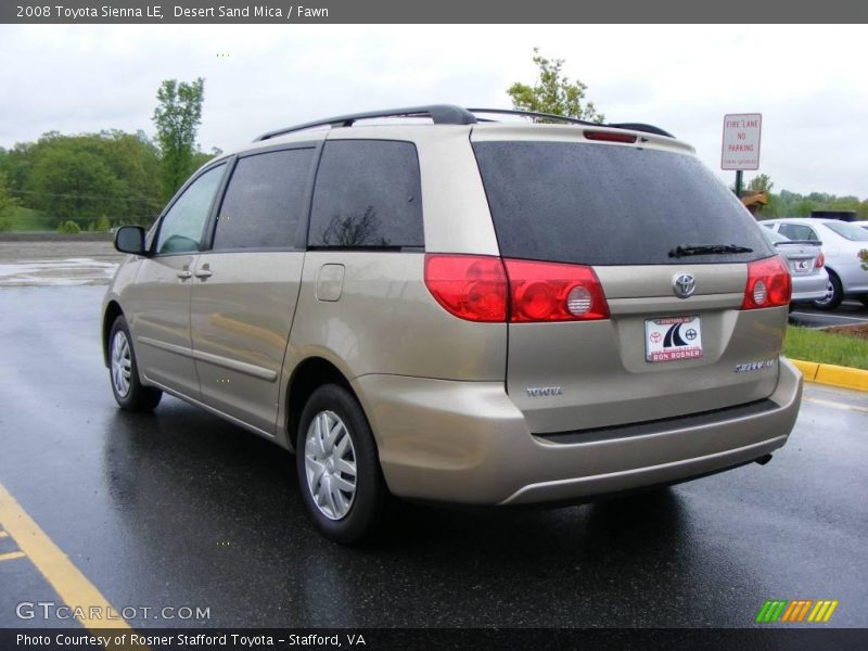 Desert Sand Mica / Fawn 2008 Toyota Sienna LE