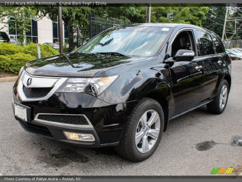 Crystal Black Pearl / Ebony 2010 Acura MDX Technology