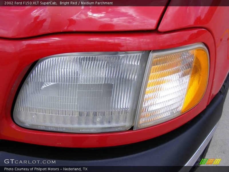 Bright Red / Medium Parchment 2002 Ford F150 XLT SuperCab