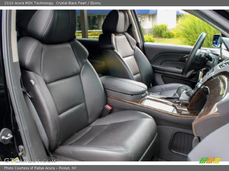 Front Seat of 2010 MDX Technology