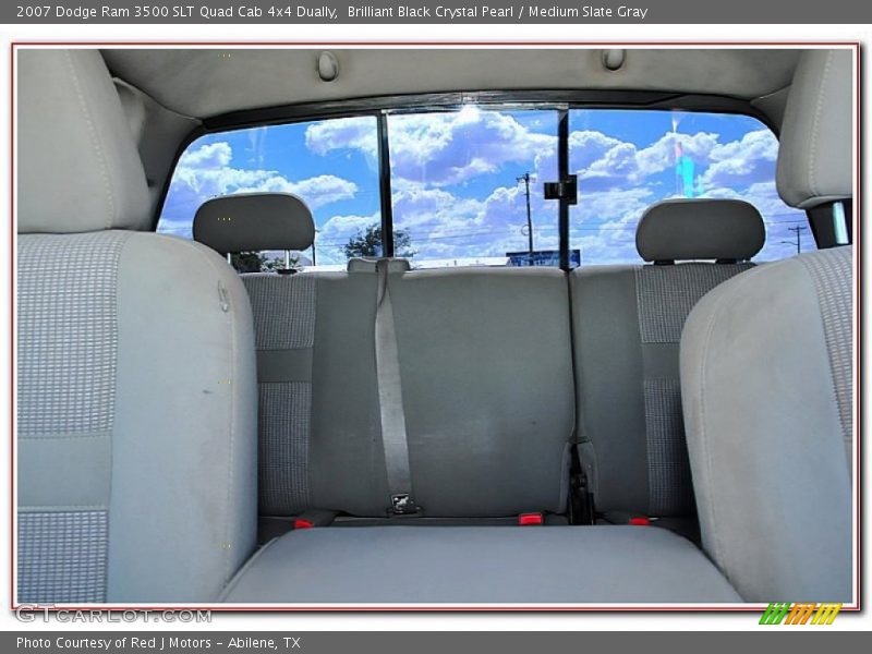Brilliant Black Crystal Pearl / Medium Slate Gray 2007 Dodge Ram 3500 SLT Quad Cab 4x4 Dually