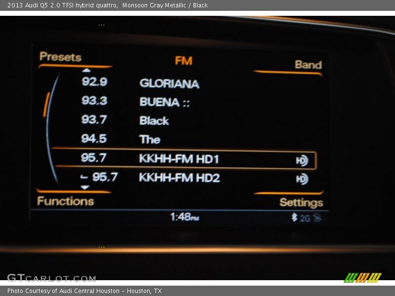 Monsoon Gray Metallic / Black 2013 Audi Q5 2.0 TFSI hybrid quattro