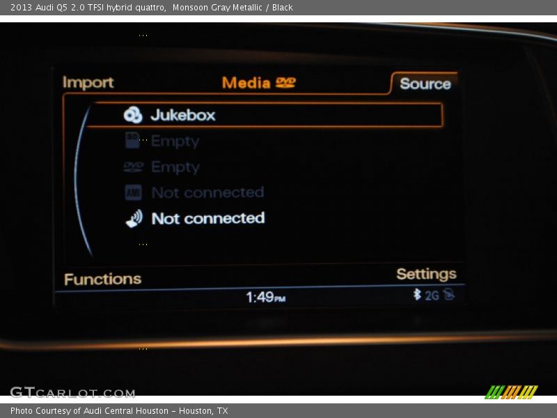 Monsoon Gray Metallic / Black 2013 Audi Q5 2.0 TFSI hybrid quattro