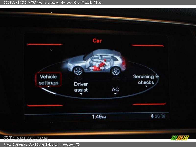 Monsoon Gray Metallic / Black 2013 Audi Q5 2.0 TFSI hybrid quattro