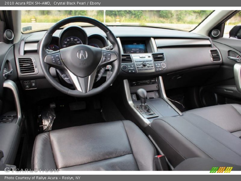 Crystal Black Pearl / Ebony 2010 Acura RDX SH-AWD