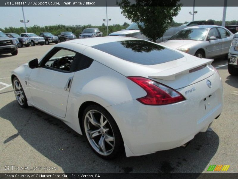 Pearl White / Black 2011 Nissan 370Z Sport Coupe