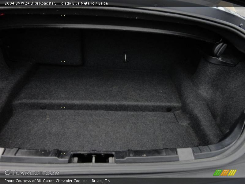 Toledo Blue Metallic / Beige 2004 BMW Z4 3.0i Roadster
