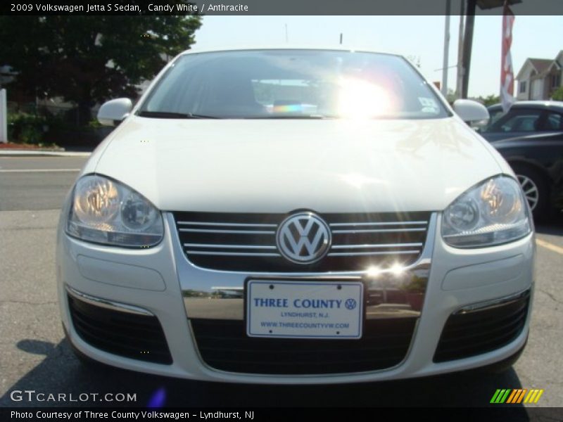 Candy White / Anthracite 2009 Volkswagen Jetta S Sedan