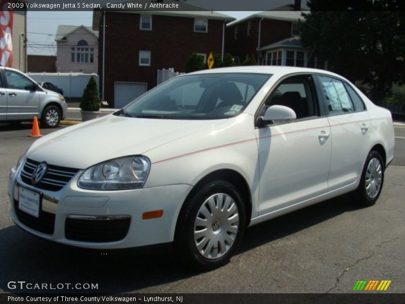 Candy White / Anthracite 2009 Volkswagen Jetta S Sedan