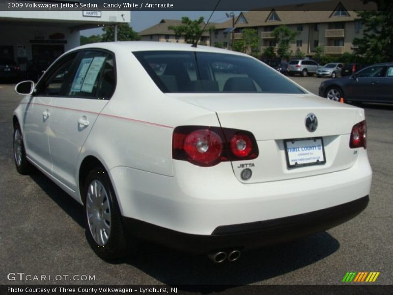 Candy White / Anthracite 2009 Volkswagen Jetta S Sedan