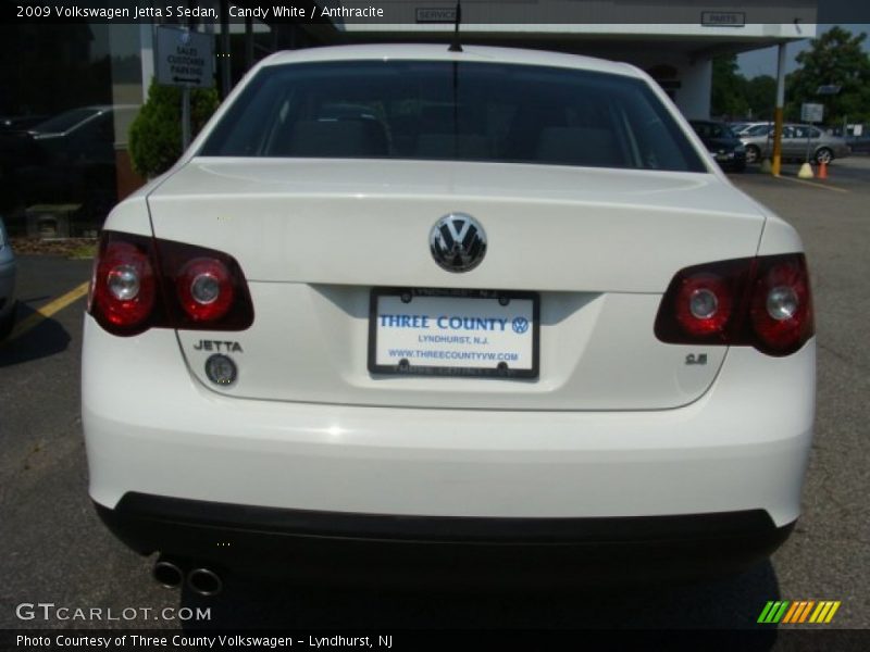 Candy White / Anthracite 2009 Volkswagen Jetta S Sedan