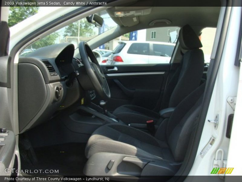 Candy White / Anthracite 2009 Volkswagen Jetta S Sedan