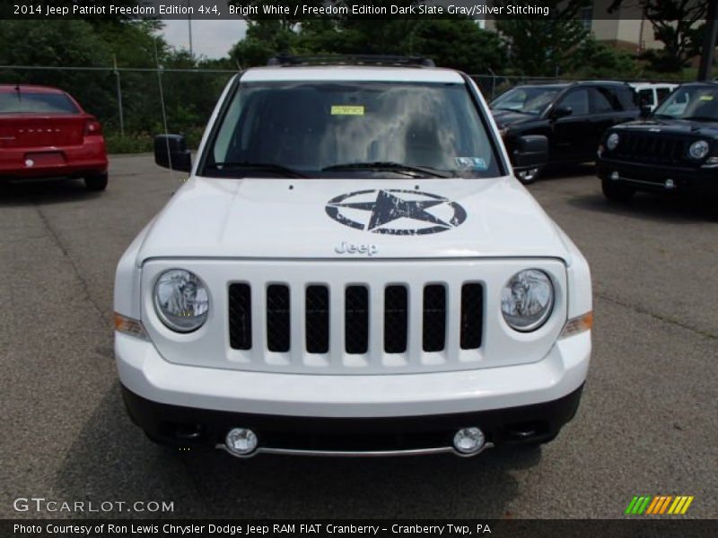 Bright White / Freedom Edition Dark Slate Gray/Silver Stitching 2014 Jeep Patriot Freedom Edition 4x4