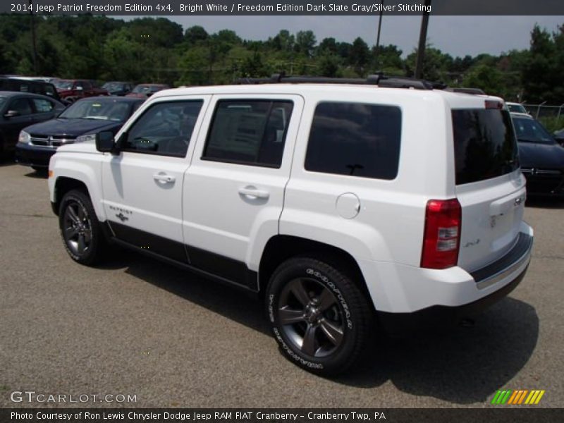 Bright White / Freedom Edition Dark Slate Gray/Silver Stitching 2014 Jeep Patriot Freedom Edition 4x4