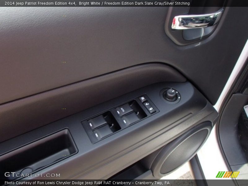 Bright White / Freedom Edition Dark Slate Gray/Silver Stitching 2014 Jeep Patriot Freedom Edition 4x4