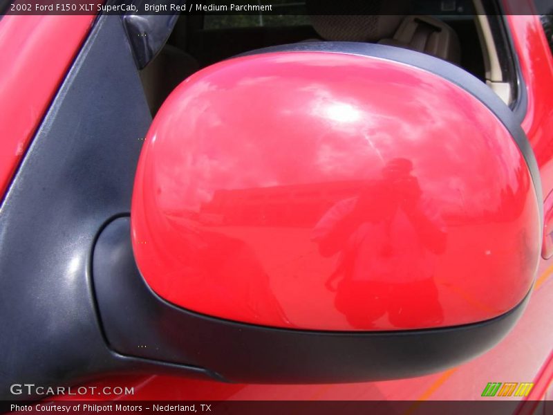 Bright Red / Medium Parchment 2002 Ford F150 XLT SuperCab