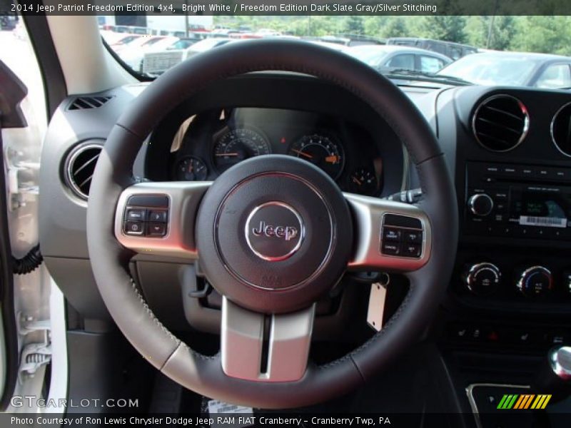 Bright White / Freedom Edition Dark Slate Gray/Silver Stitching 2014 Jeep Patriot Freedom Edition 4x4