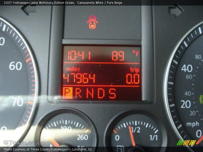 Campanella White / Pure Beige 2007 Volkswagen Jetta Wolfsburg Edition Sedan