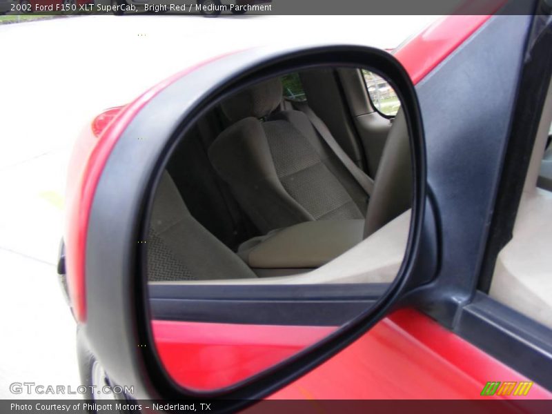 Bright Red / Medium Parchment 2002 Ford F150 XLT SuperCab