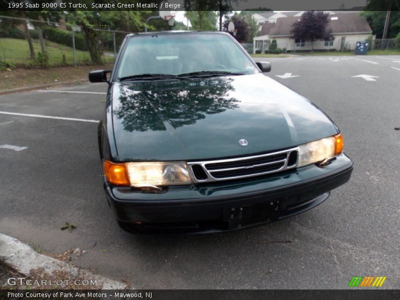 Scarabe Green Metallic / Beige 1995 Saab 9000 CS Turbo