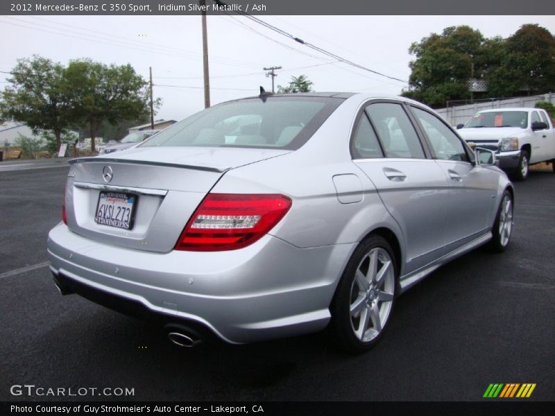 Iridium Silver Metallic / Ash 2012 Mercedes-Benz C 350 Sport