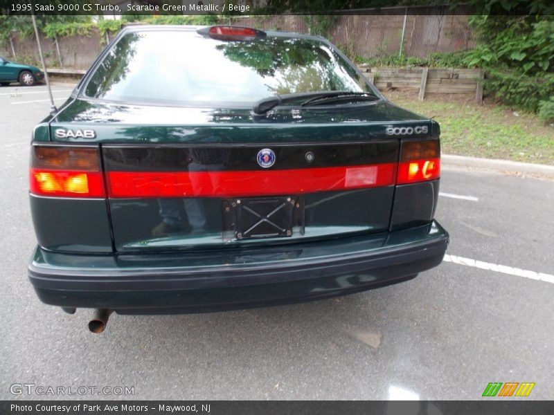 Scarabe Green Metallic / Beige 1995 Saab 9000 CS Turbo