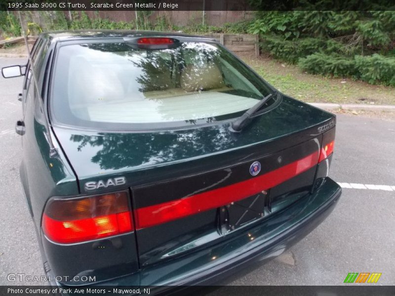 Scarabe Green Metallic / Beige 1995 Saab 9000 CS Turbo