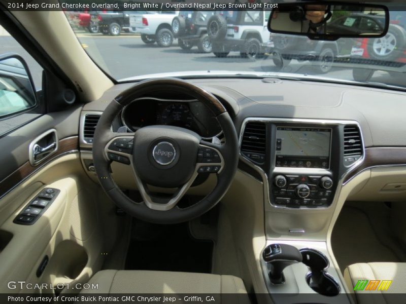 Dashboard of 2014 Grand Cherokee Overland