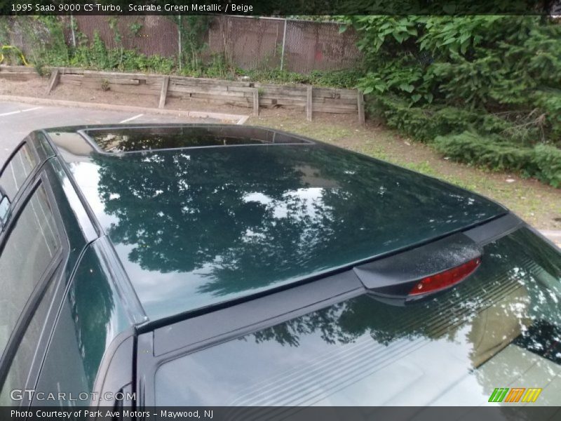 Scarabe Green Metallic / Beige 1995 Saab 9000 CS Turbo