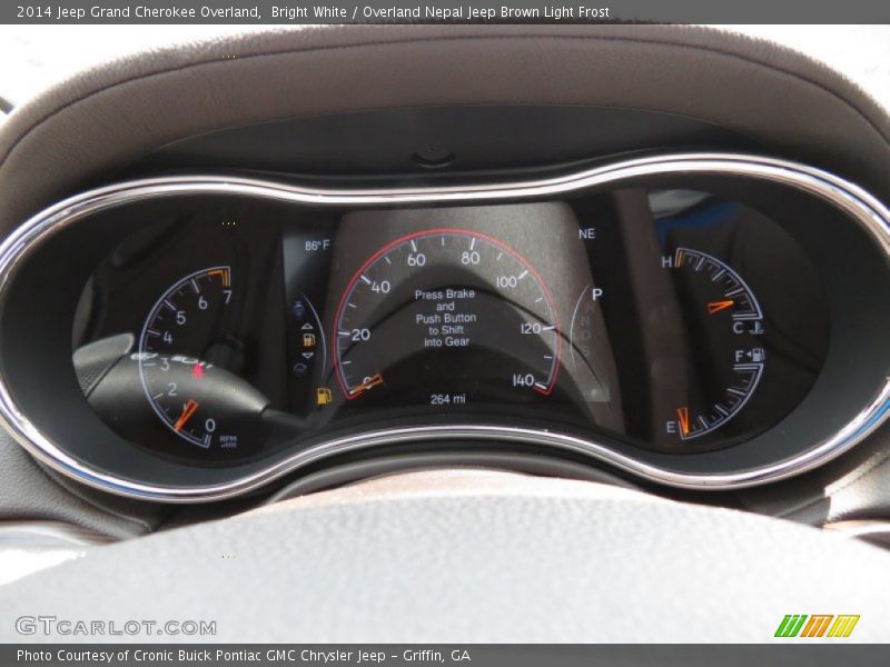  2014 Grand Cherokee Overland Overland Gauges