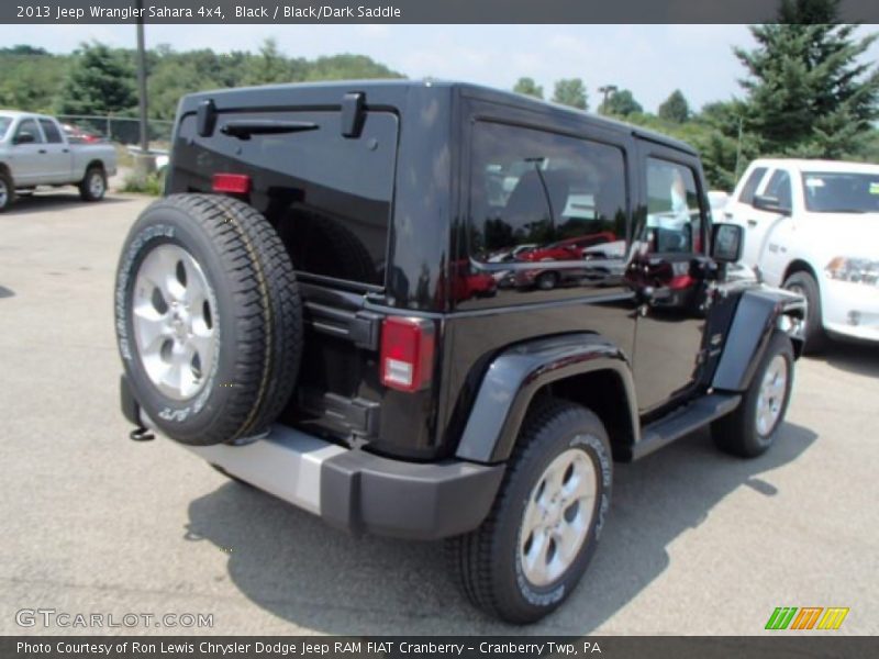 Black / Black/Dark Saddle 2013 Jeep Wrangler Sahara 4x4