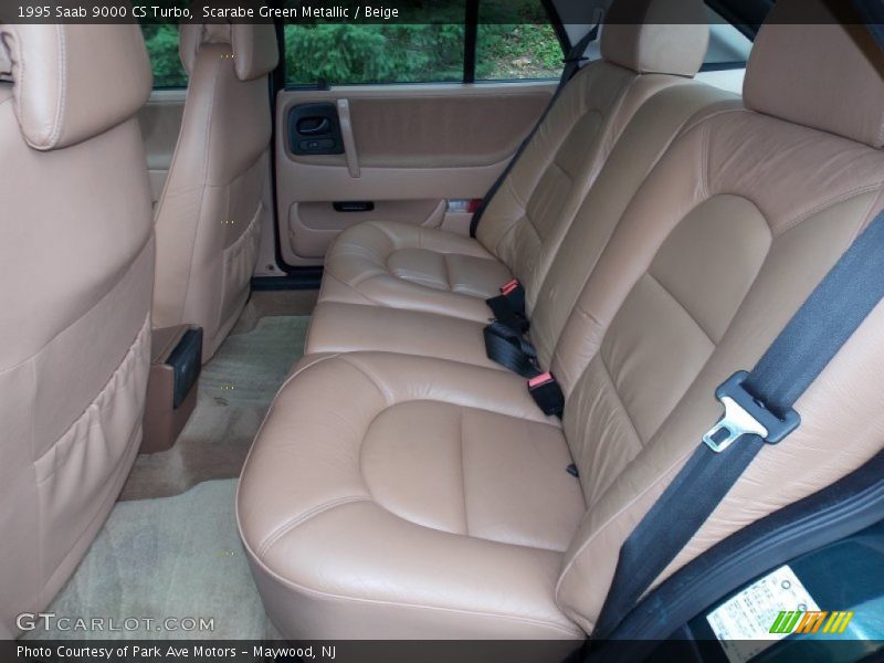 Rear Seat of 1995 9000 CS Turbo