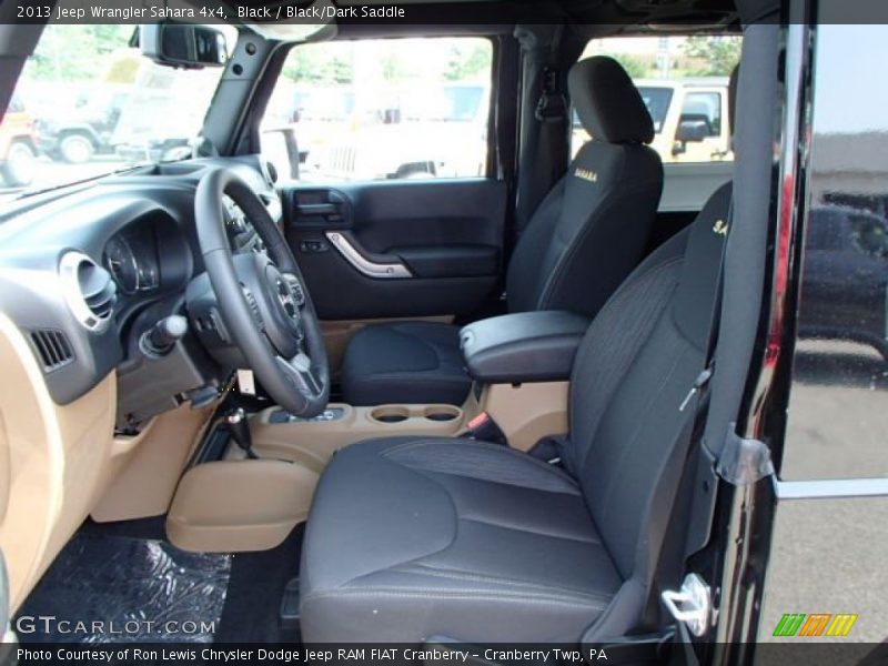 Black / Black/Dark Saddle 2013 Jeep Wrangler Sahara 4x4