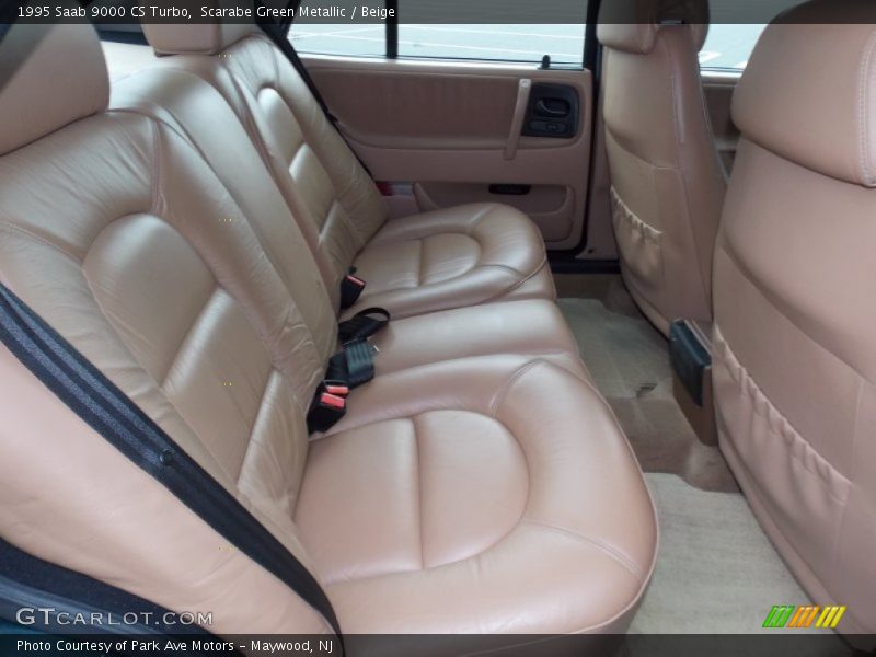 Rear Seat of 1995 9000 CS Turbo