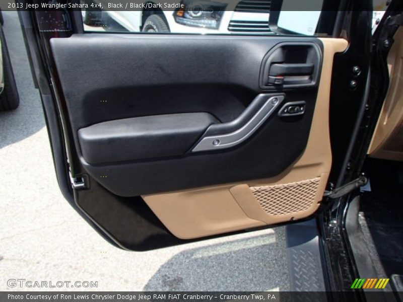 Black / Black/Dark Saddle 2013 Jeep Wrangler Sahara 4x4
